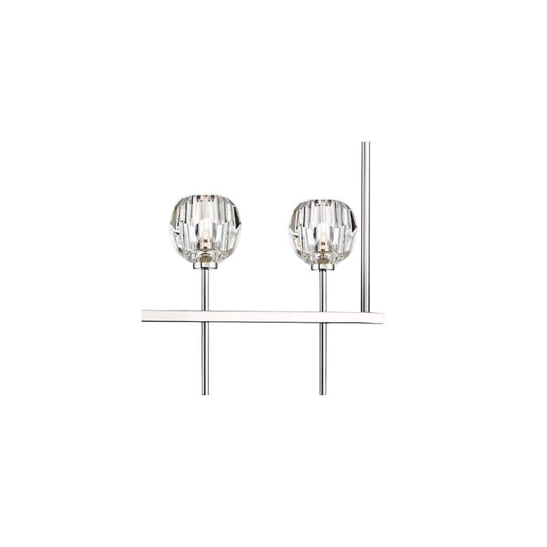 Image 3 Zeev Parisian 46 inchW Nickel Kitchen Island Light Chandelier more views