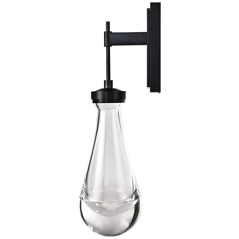 Image 5 Zeev Vaso 17 3/4" High Satin Brushed Black LED Wall Sconce more views