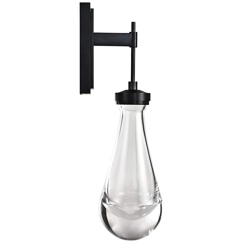 Image 6 Zeev Vaso 17 3/4" High Satin Brushed Black LED Wall Sconce more views