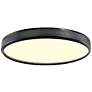 1_Zeev Zigirina 24" Wide Satin Brushed Black LED Ceiling Light
