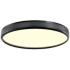 Zeev Zigirina 24" Wide Satin Brushed Black LED Ceiling Light