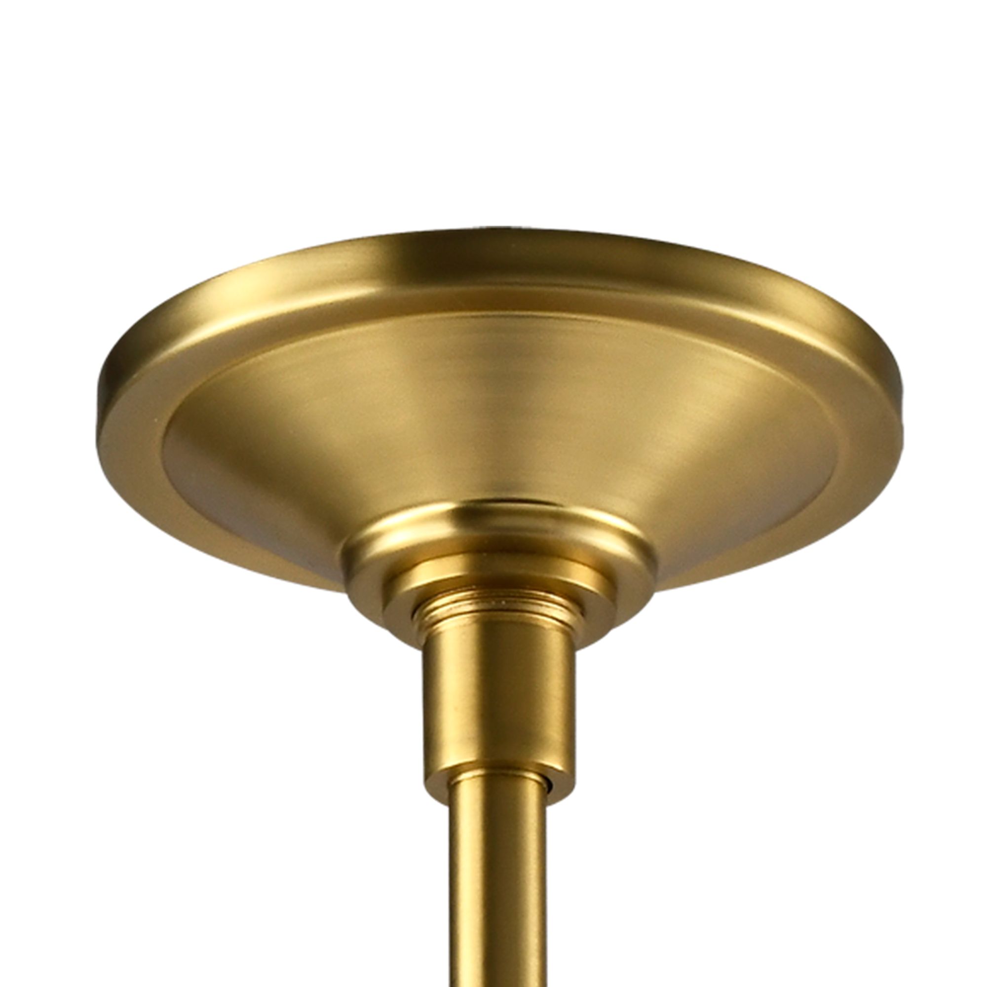 Image 3 Zeev Zigrina 5 1/4"W Aged Brass Mini Pendant w/ Clear Shade more views