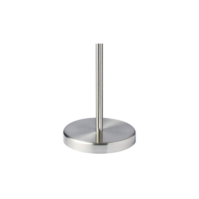 Image 3 Zelda 70 1/2" 5-Light Satin Chrome White Glass Modern Floor Lamp more views
