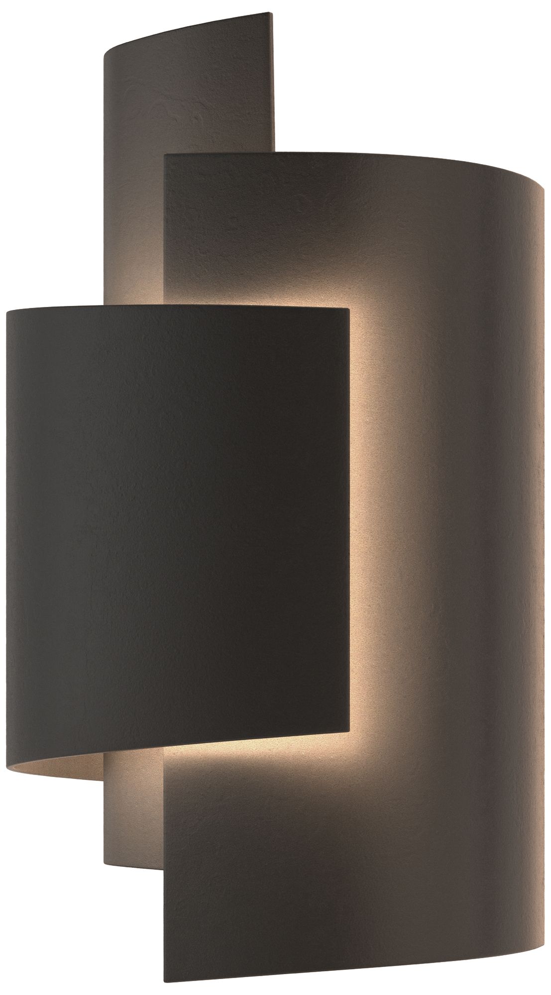 Zen 13.9"High Black Wall Sconce