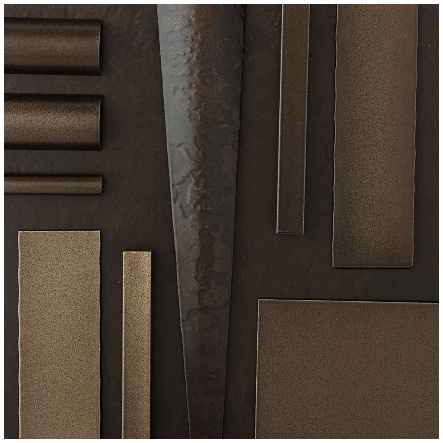 Image 2 Zen 13.9"High Bronze Wall Sconce more views