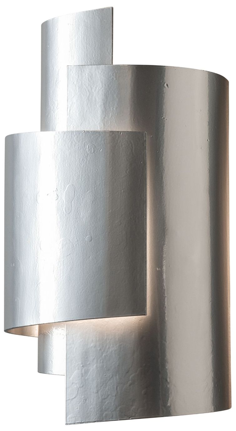 Image 7 Zen 13.9"High Sterling Wall Sconce more views