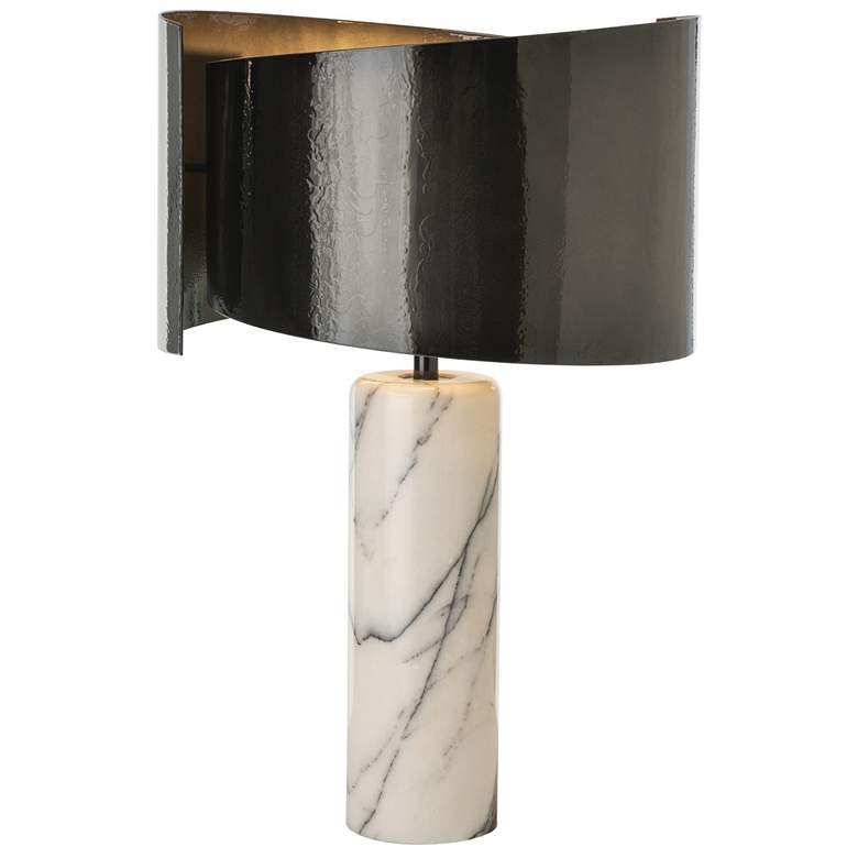 Image 1 Zen 28.5" High Lilac Marble Accent Ink Table Lamp