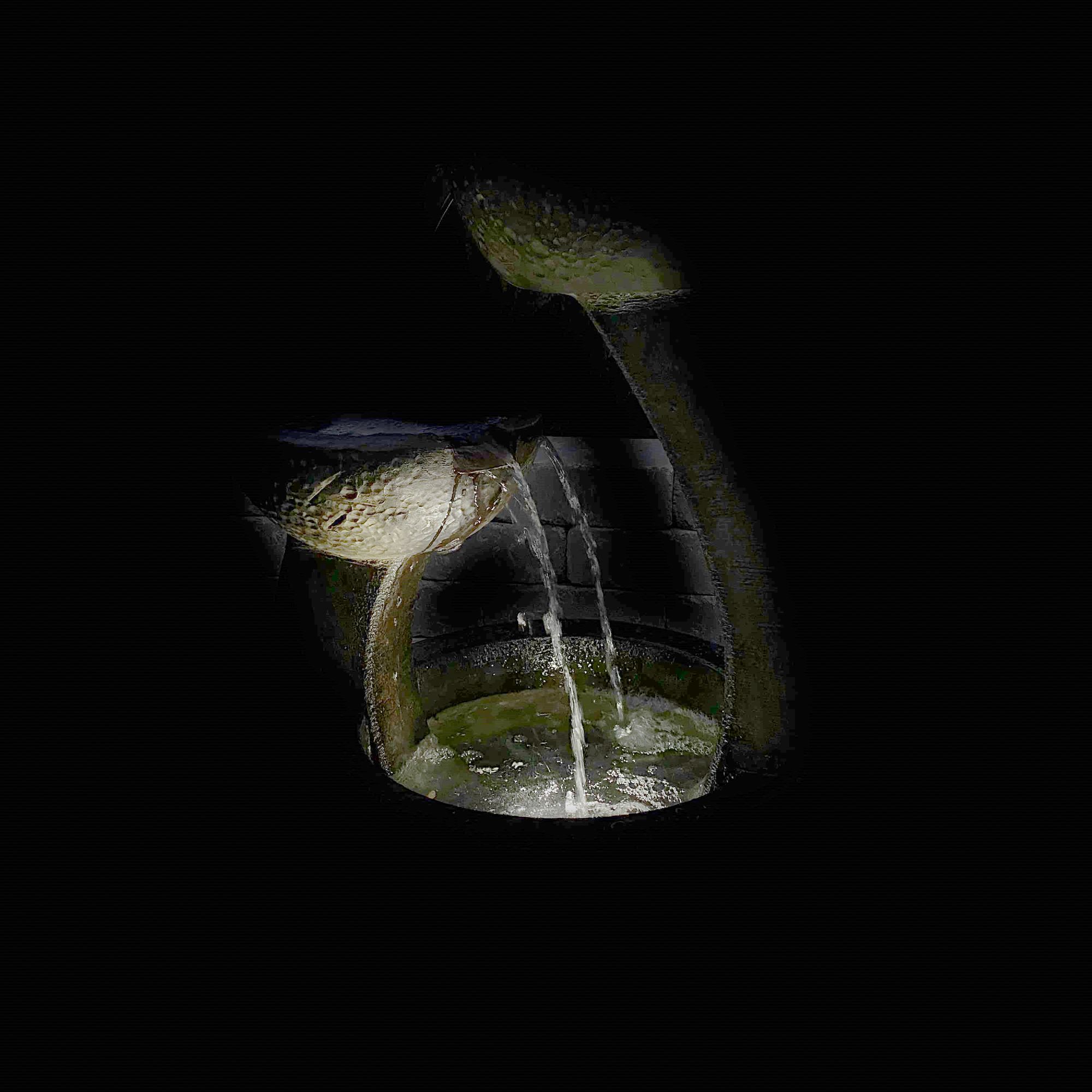 Image 3 Zen 33" High Relic Lava Two-Bowl LED Outdoor Floor Fountain - Made to Order more views