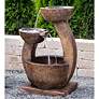 Watch A Video About the Zen Relic Lava Two Bowl LED Outdoor Floor Fountain
