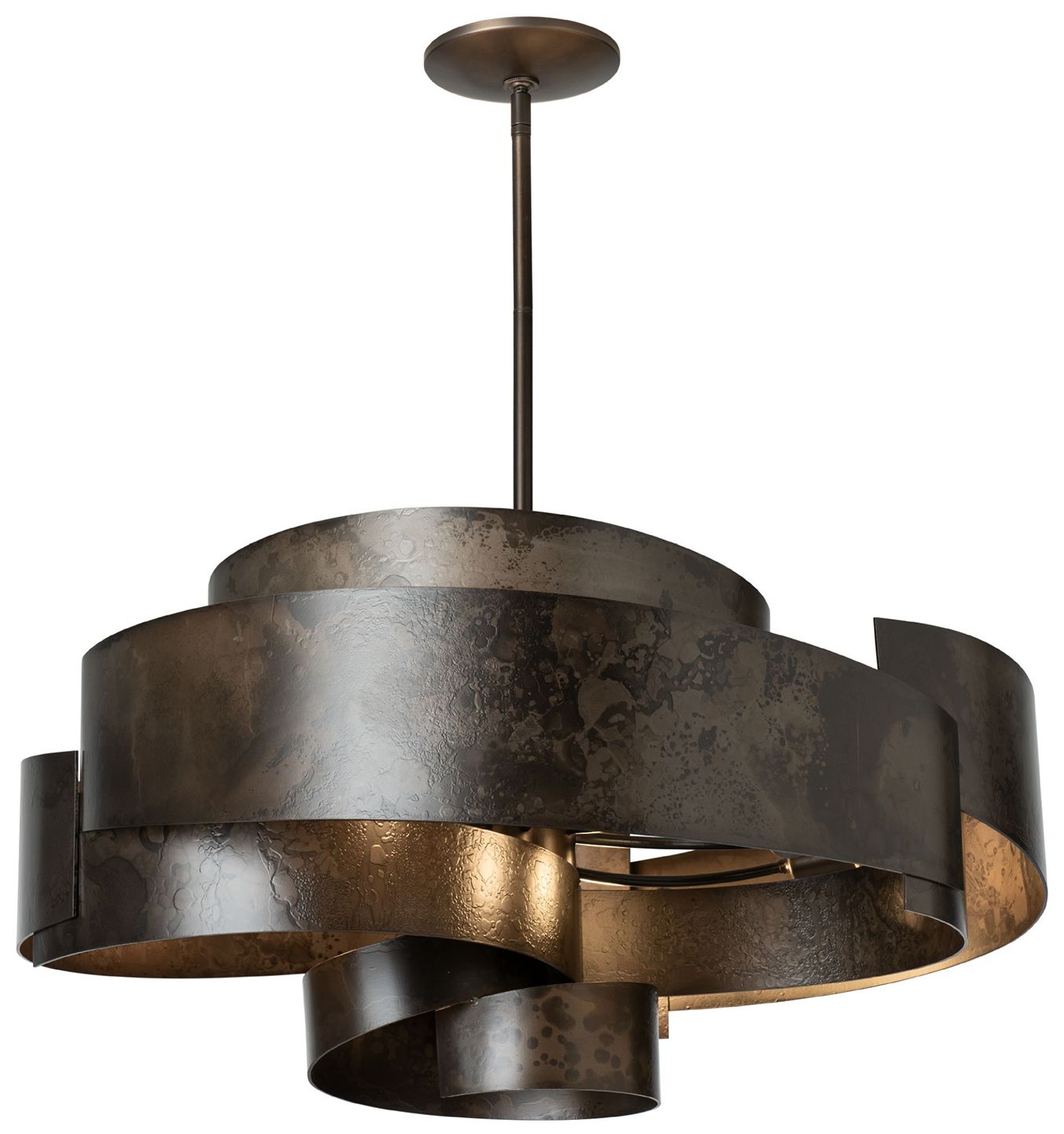 Image 7 Zen 34.1" Wide 6-Light Dark Smoke Pendant more views