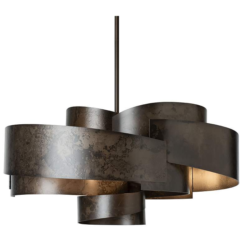 Image 1 Zen 34.1" Wide Dark Smoke Pendant