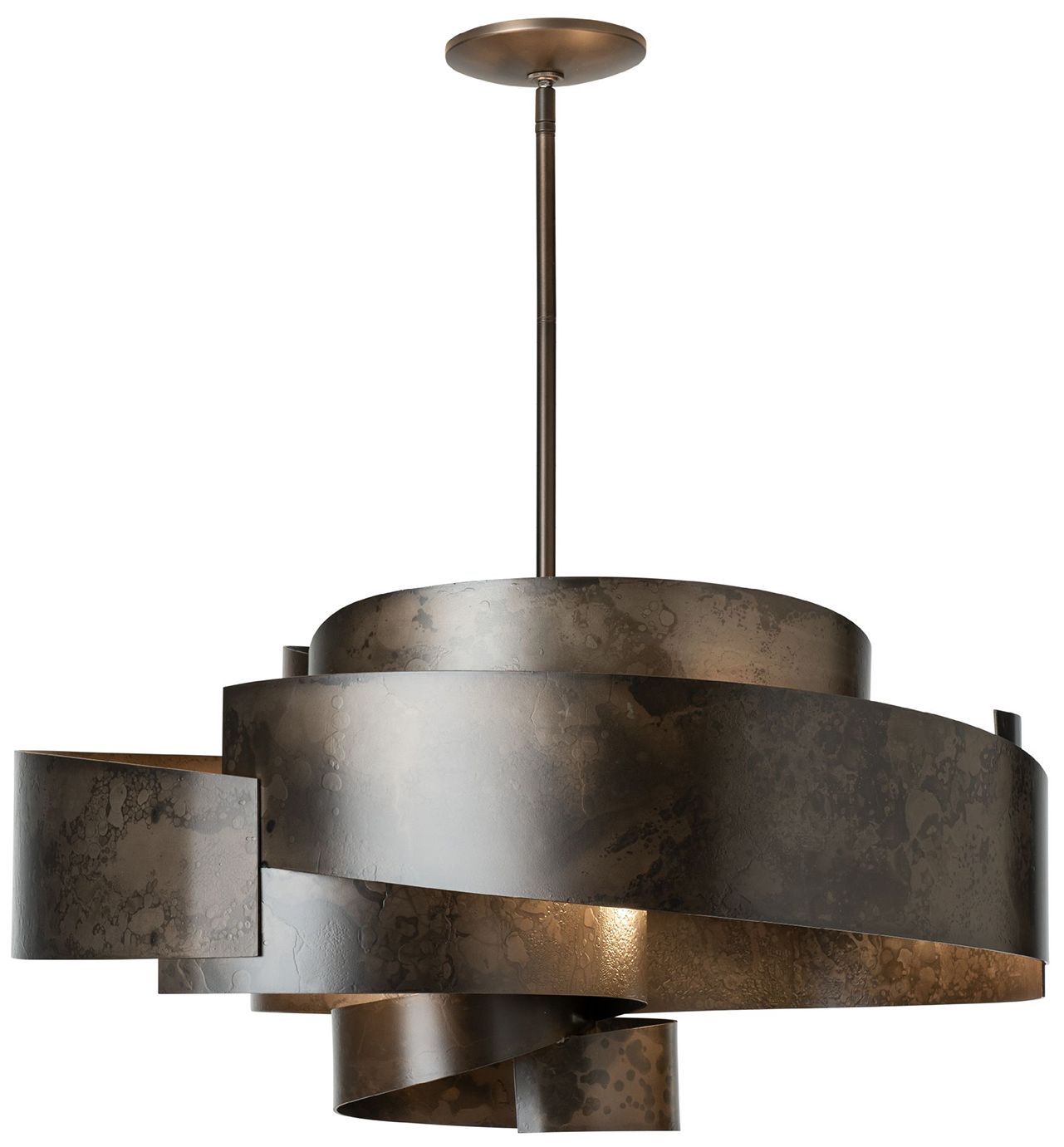 Image 2 Zen 34.1" Wide 6-Light Dark Smoke Pendant - Made to Order more views