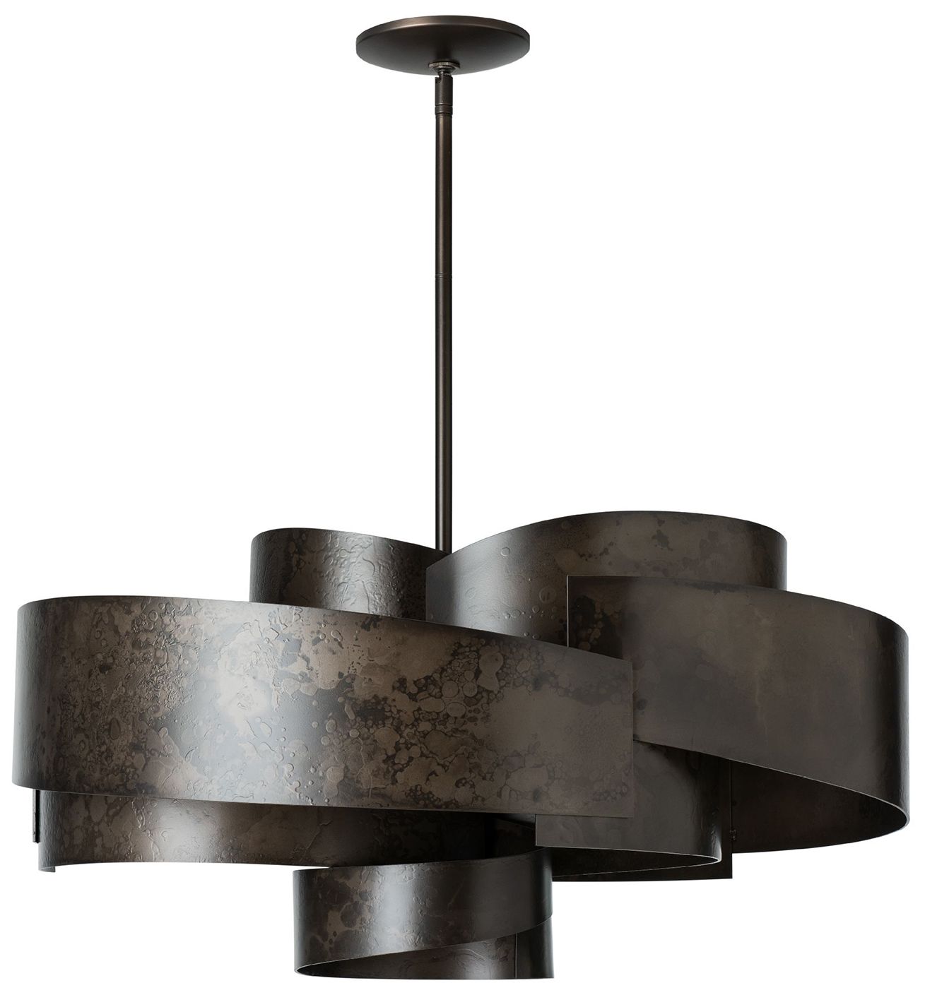 Zen 34.1" Wide 6-Light Dark Smoke Pendant