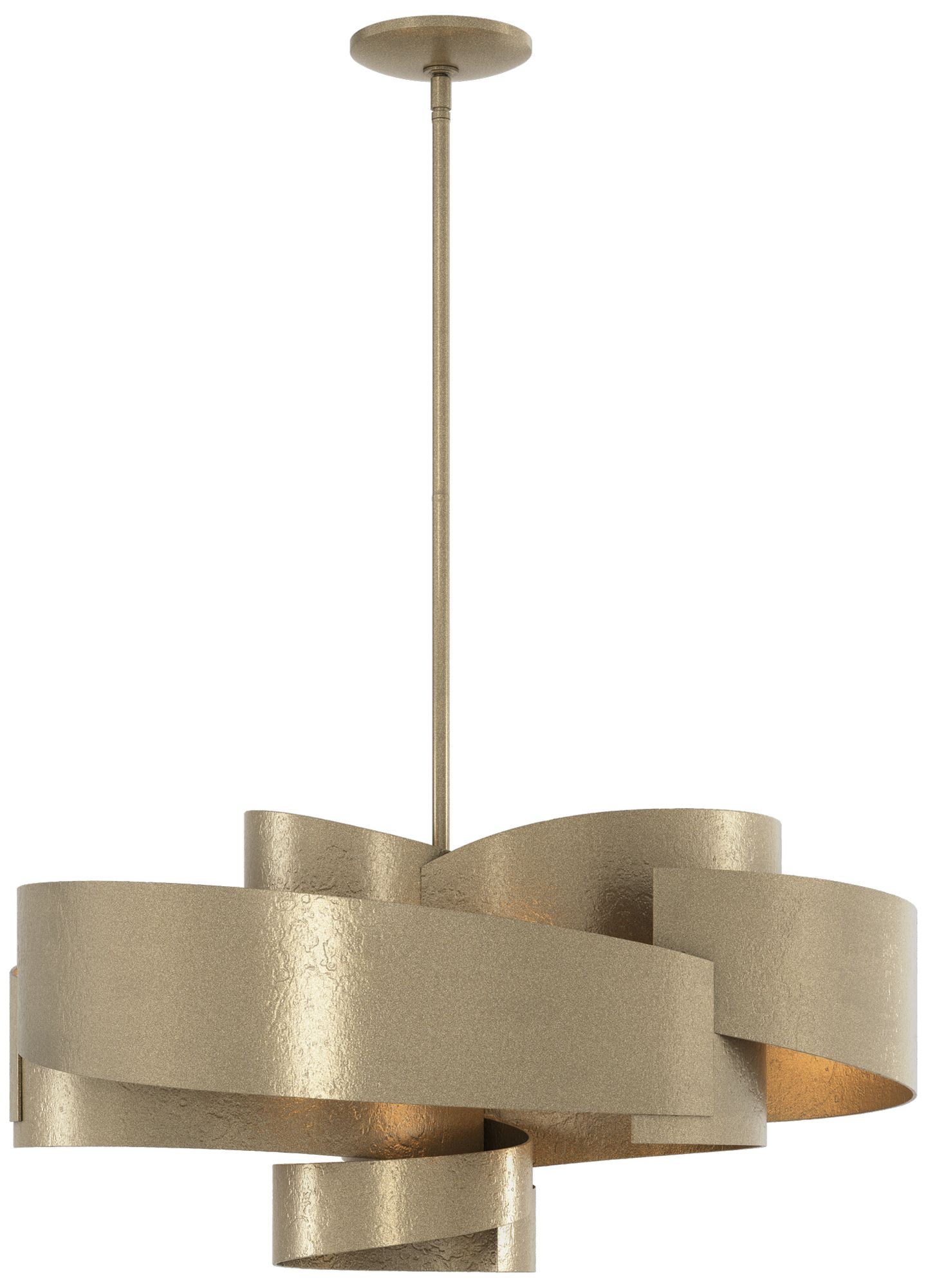 Zen 34.1" Wide 6-Light Soft Gold Pendant
