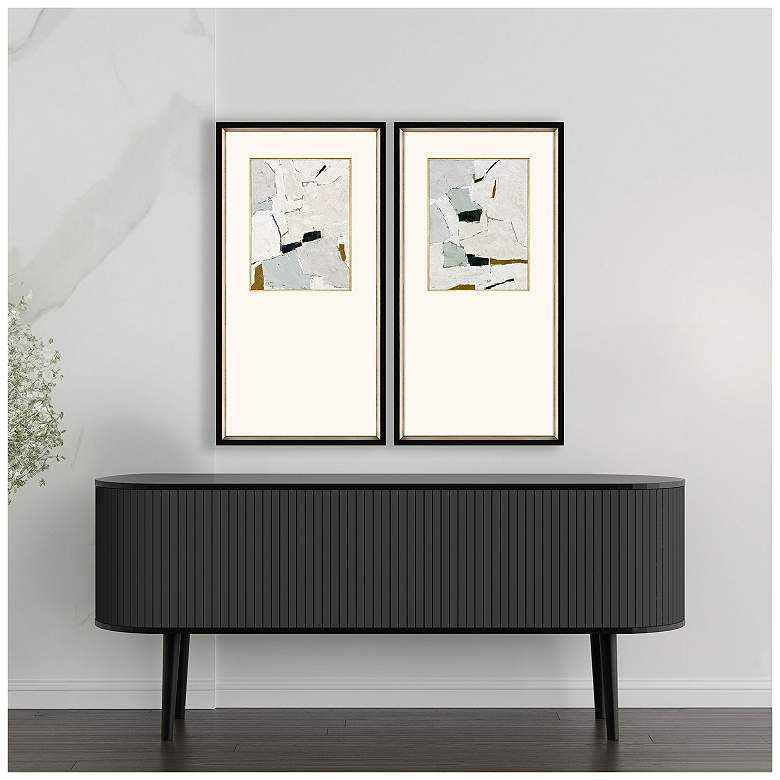 Image 5 Zen Interactions I 19"W x 37"H Framed Art - Set of 2 more views