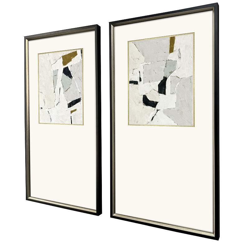 Image 3 Zen Interactions II 19"W x 37"H Framed Art - Set of 2 more views