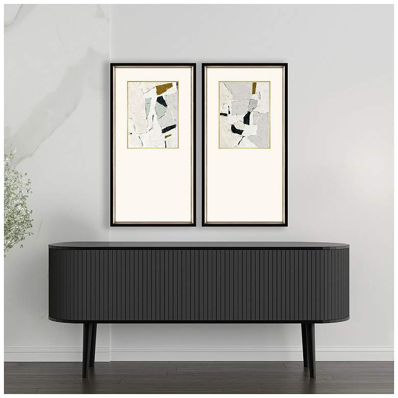 Image 5 Zen Interactions II 19"W x 37"H Framed Art - Set of 2 more views