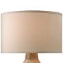 Zen Lava Ceramic Table Lamp with Off-White Shade