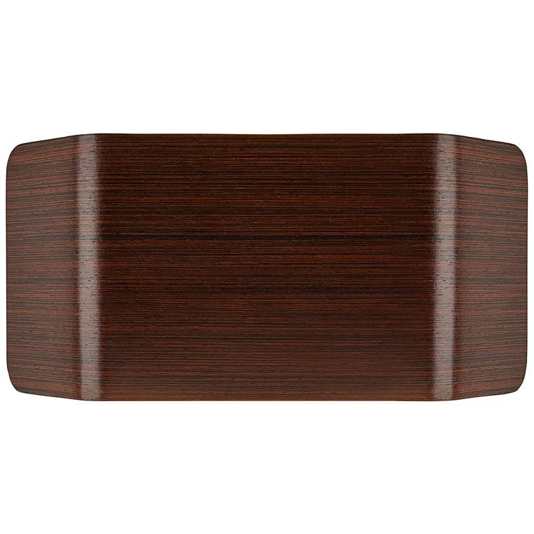 Image 1 Zen LED Sconce - Mahogany Finish