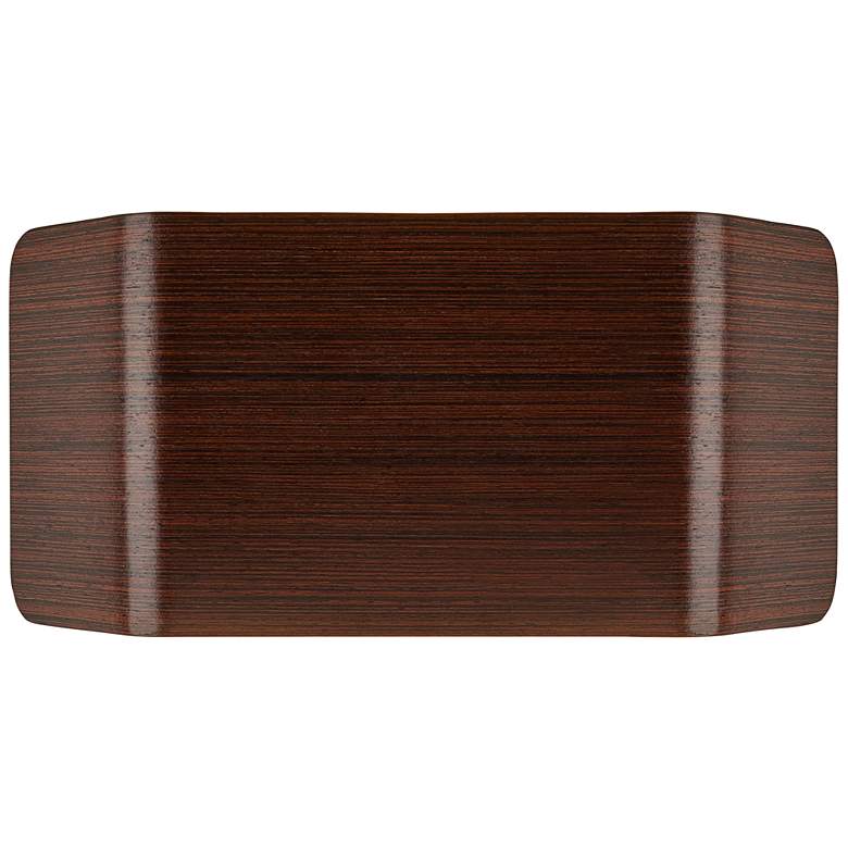 Image 1 Zen LED Sconce - Mahogany Finish