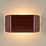 1_Zen LED Sconce - Mahogany Finish