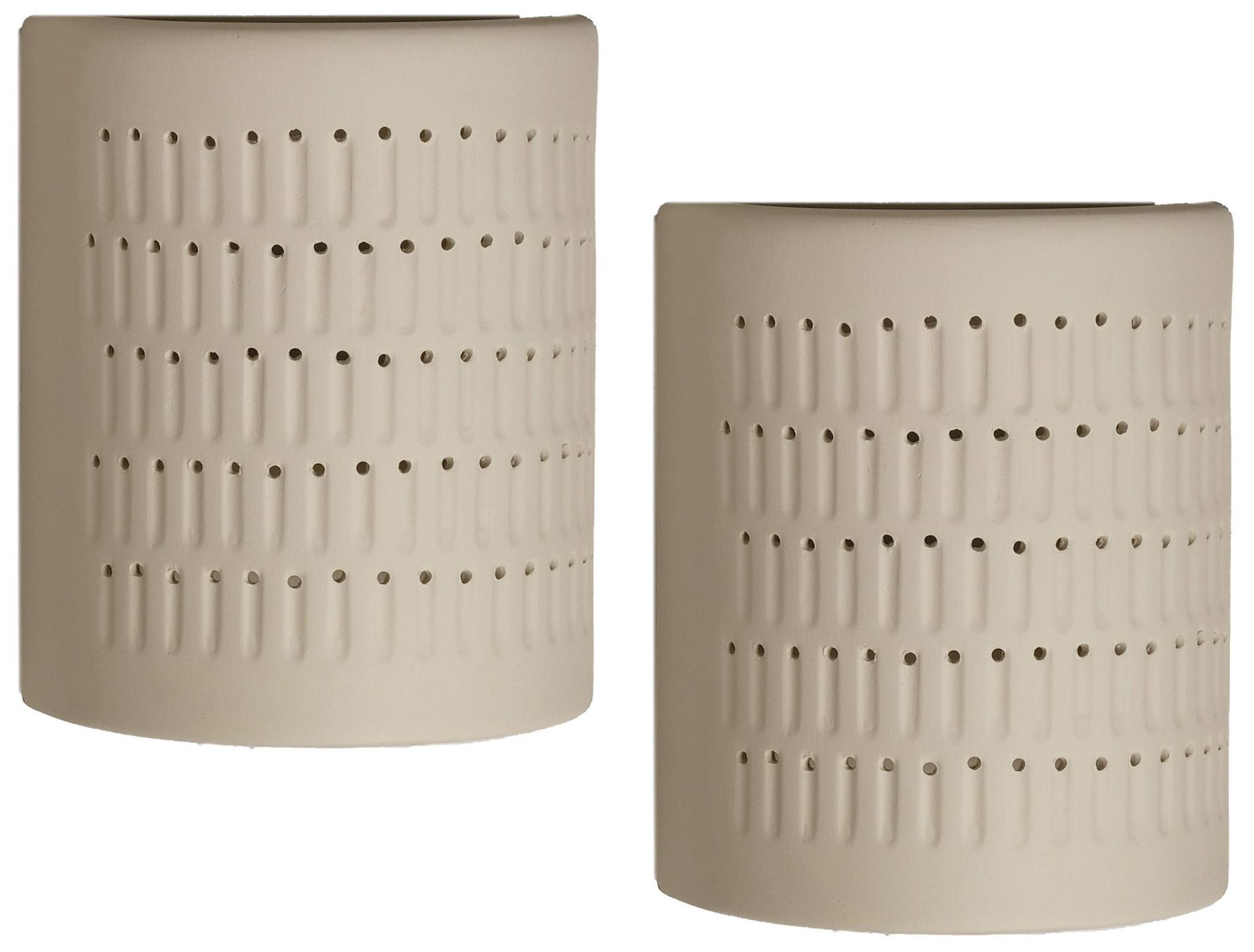 zenia-10-inch-high-ceramic-beige-led-outdoor-wall-light-set-of-2