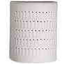 2_Zenia-10-inch-high-ceramic-paintable-white-grooves-holes-up/down-LED