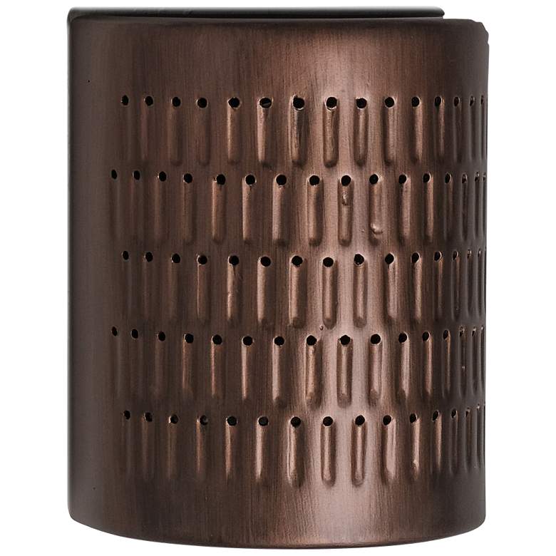 Image 2 Zenia 10 inch High Rubbed Copper Outdoor Wall Light