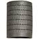 Zenia-13-inch-high-ceramic-pewter-up/down-LED-outdoor-wall-light