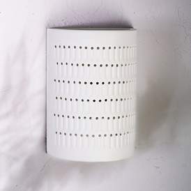 Image1 of Zenia 13" High Paintable White Bisque LED Outdoor Wall Light