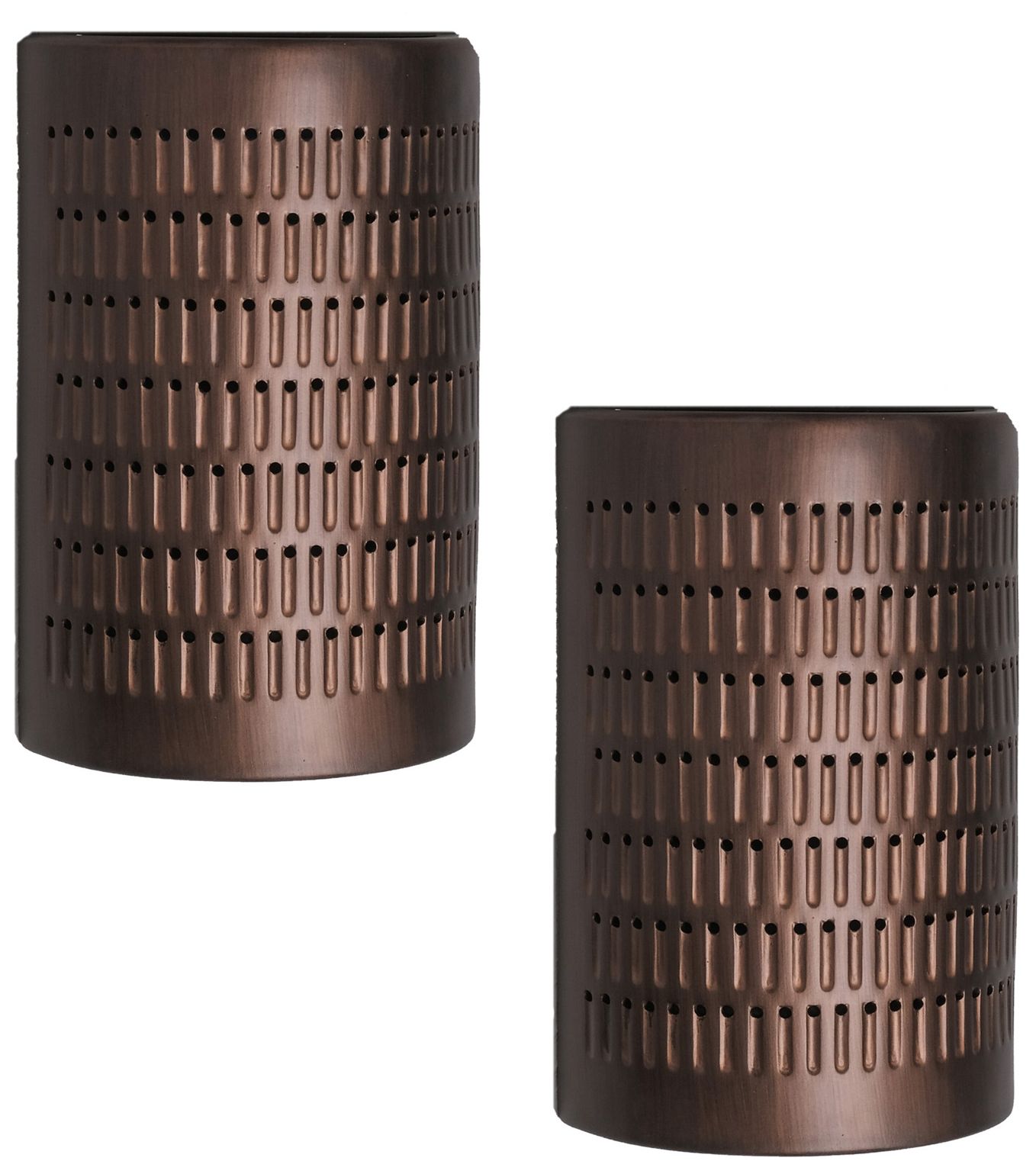 Zenia-15-inch-high-ceramic-paintable-white-grooves-holes-up/down-LED