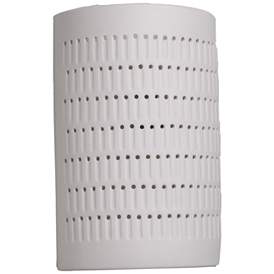 Image2 of Zenia 15" High Paintable White Bisque LED Outdoor Wall Light