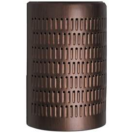 Image2 of Zenia 15" High Rubbed Copper LED Outdoor Wall Light