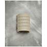 3_Zenia-8.5-inch-high-ceramic-beige-up/down-LED-outdoor-wall-light more views