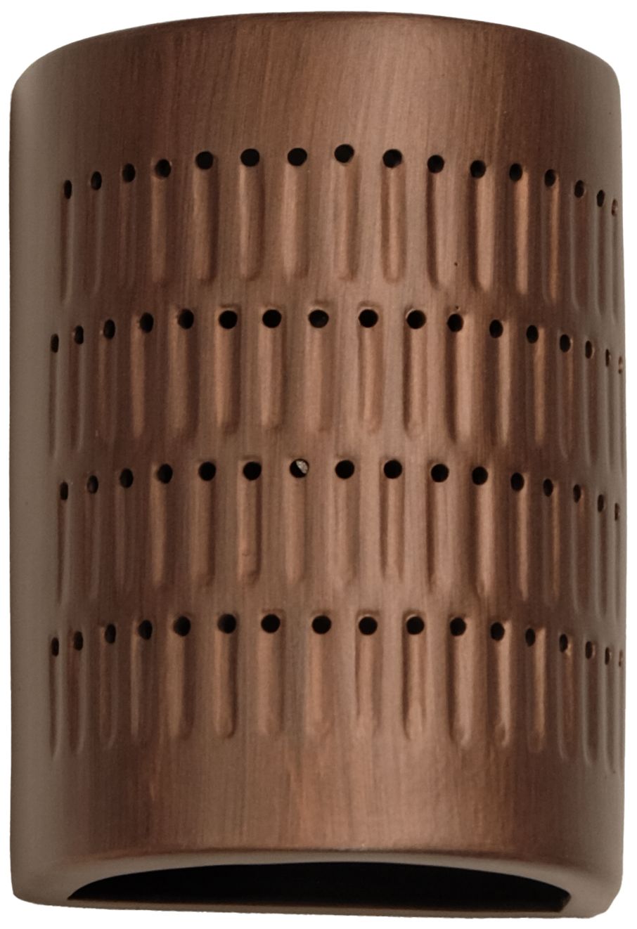 Zenia-8.5-inch-high-ceramic-copper-up/down-LED-outdoor-wall-light