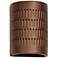 Zenia-8.5-inch-high-ceramic-copper-up/down-LED-outdoor-wall-light