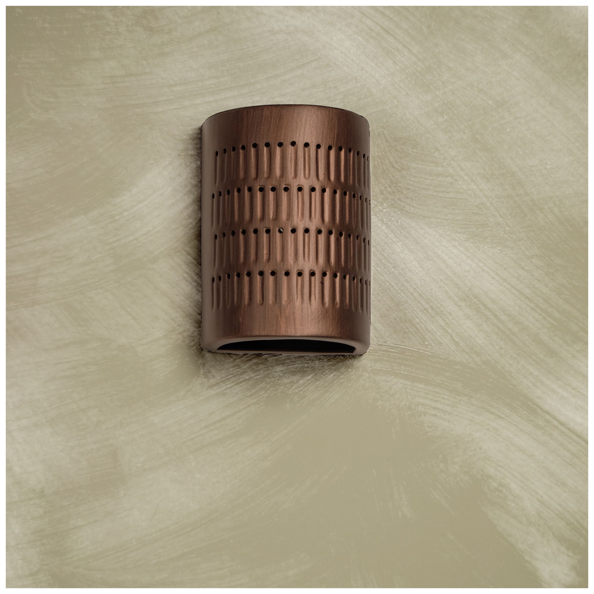 Image 3 Zenia-8.5-inch-high-ceramic-copper-up/down-LED-outdoor-wall-light more views