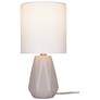 1_Zenith 16.5" High Gray Ceramic Table Lamp