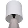 4_Zenith 16.5" High Gray Ceramic Table Lamp more views