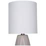 5_Zenith 16.5" High Gray Ceramic Table Lamp more views