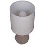 6_Zenith 16.5" High Gray Ceramic Table Lamp more views