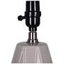7_Zenith 16.5" High Gray Ceramic Table Lamp more views