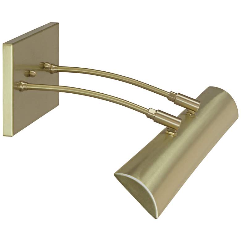 Image 1 Zenith 24" Wide Satin Brass Direct Wire LED Picture Light