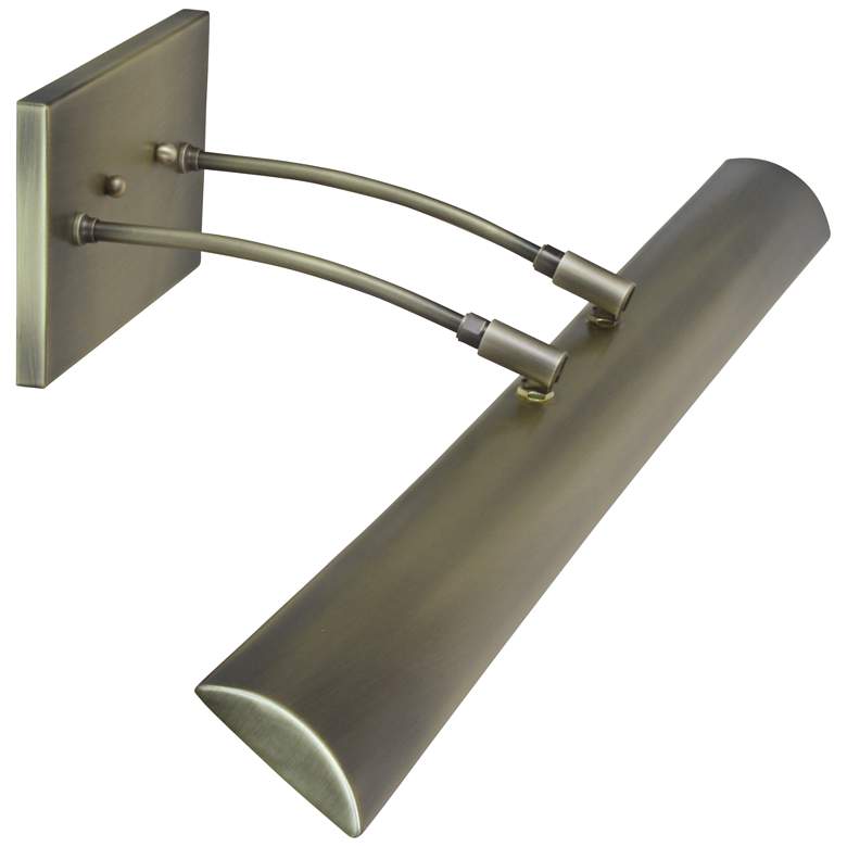 Image 1 Zenith 36" Wide Antique Brass Direct Wire LED Picture Light