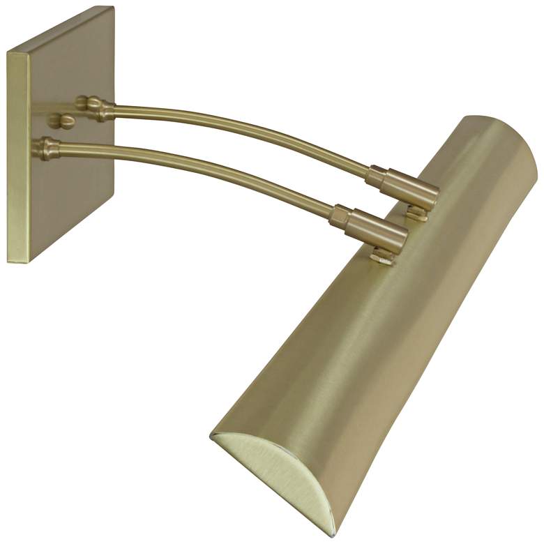 Image 1 Zenith 36" Wide Satin Brass Direct Wire LED Picture Light