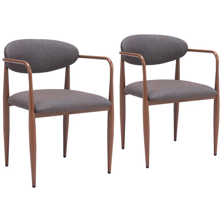 Image 1 Zens Dining Chair Truffle Gray