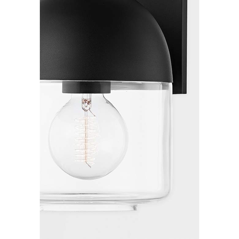 Image 4 Zephyr 11 1/4" High Textured Black Outdoor Wall Light more views