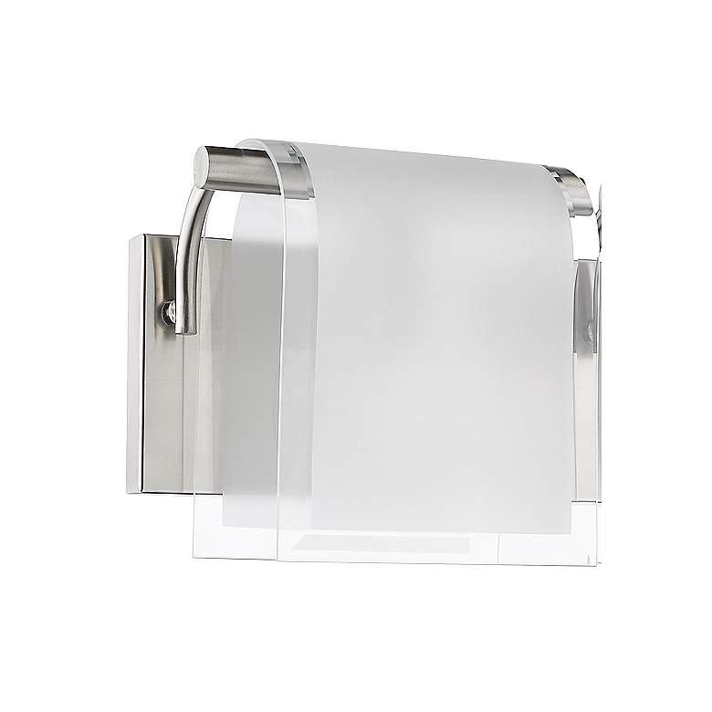 Image 3 Zephyr 23 inch Wide Brushed Nickel 3-Light Bath Light more views