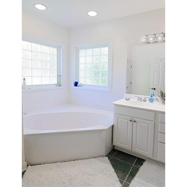 Image 7 Zephyr 23" Wide Brushed Nickel 3-Light Bath Light more views