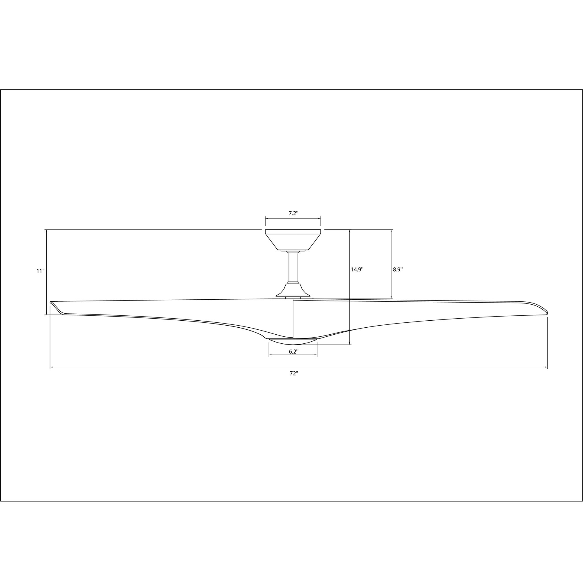 Zephyr 3-Blade Ceiling Fan